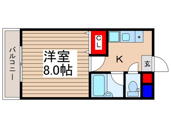 ハイムコスモスの物件間取画像